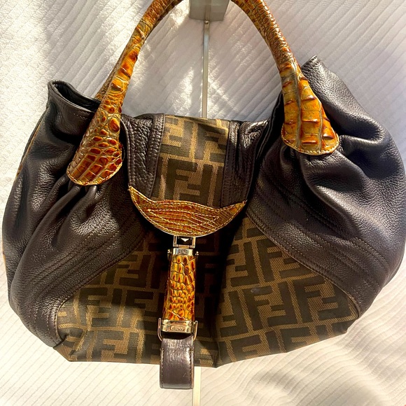 Fendi, Bags, Vintage Fendi Spy Zucca Bag